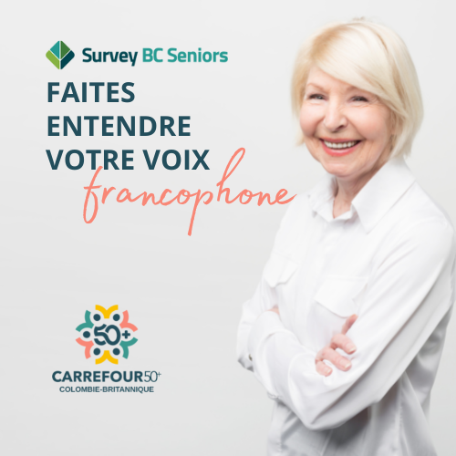 Opportunités de bénévolat en français avec l'équipe de Survey BC Seniors